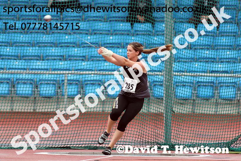 Womens  senior hammer, Northern Senior and Under-20s Track and Field Champs., Manchester. Photo: David T. Hewitson/Sports for All Pics